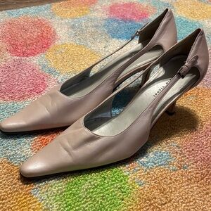 Elegant Blush Pink Pointed Toe Heels